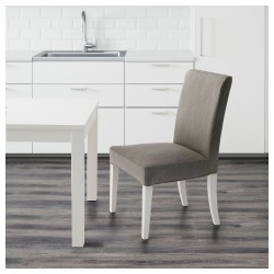 Фото3.Крісло білий,Nolhaga сіро-бежевий HENRIKSDAL IKEA 291.001.60